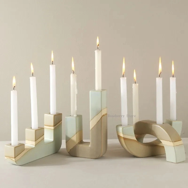 Geometry Candlestick Silicone  - Serving Tray Mold ulasan dan harga