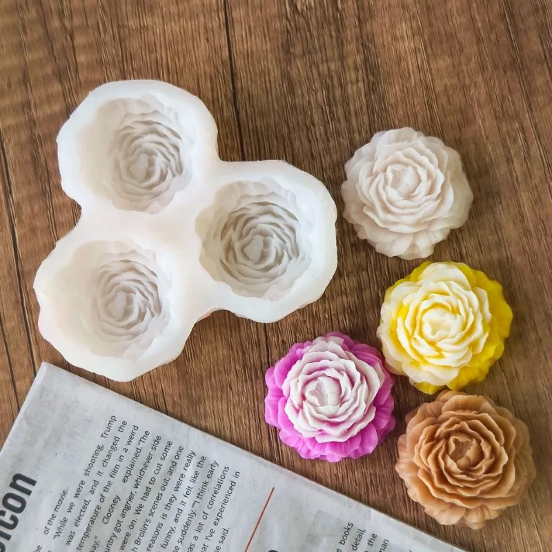 Peony Flower Candle Silicone M - Resin Craft Ideas ulasan dan harga