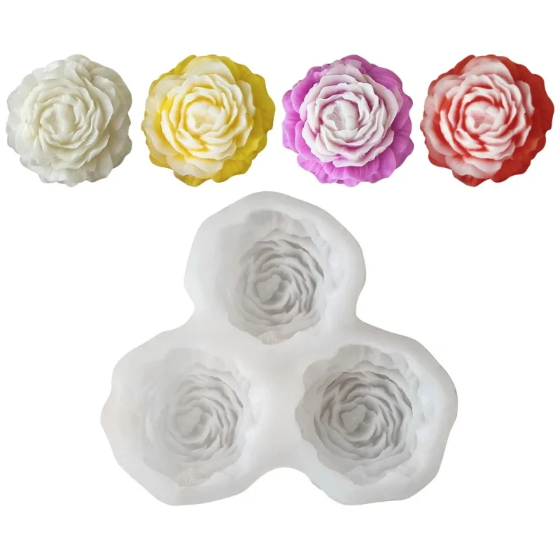 Peony Flower Candle Silicone M - Resin Craft Ideas ulasan dan harga