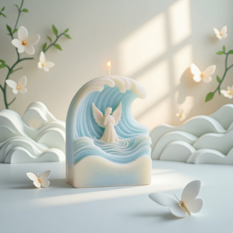 2pcs Wave Angel Silicone Mold  - Resin Ocean Wave Mold ulasan dan harga